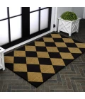 Jonathan Y CocoHarbor Greet Mats Black NRF111A 2ft. X 4ft. Rect. Rug