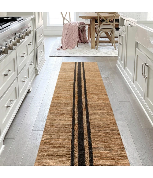 Jonathan Y NATURAL FIBER Brown NRF200A 2ft. X 8ft. Rect. Rug