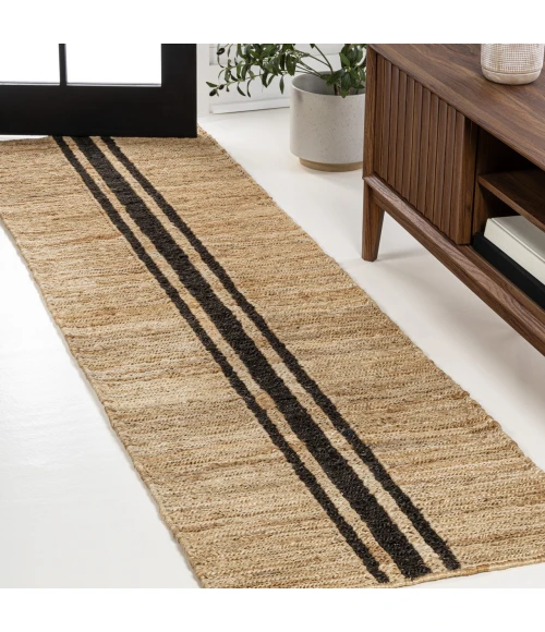 Jonathan Y NATURAL FIBER Brown NRF200A 2ft. X 8ft. Rect. Rug