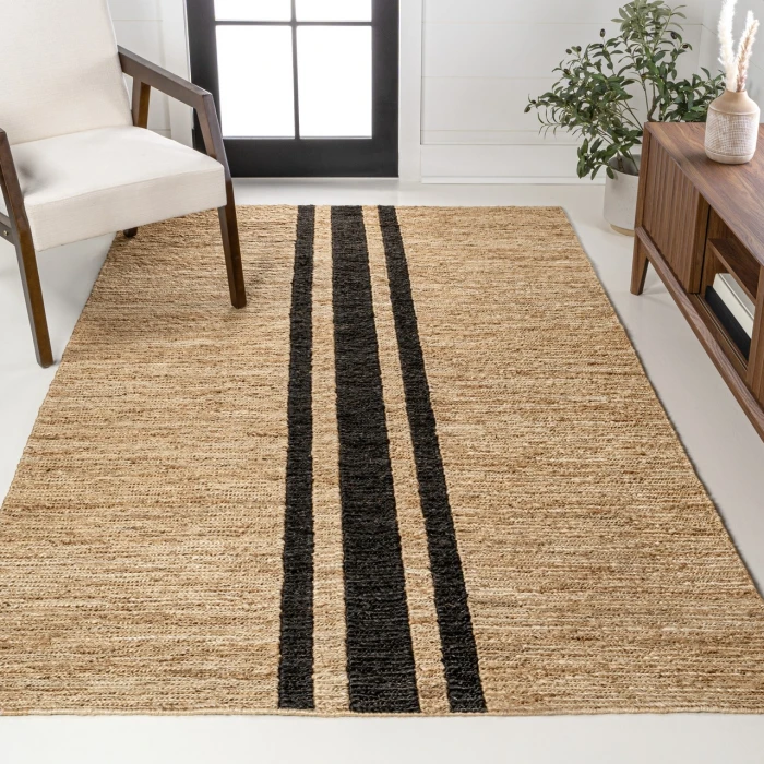Jonathan Y NATURAL FIBER Brown NRF200A 4ft. X 6ft. Rect. Rug