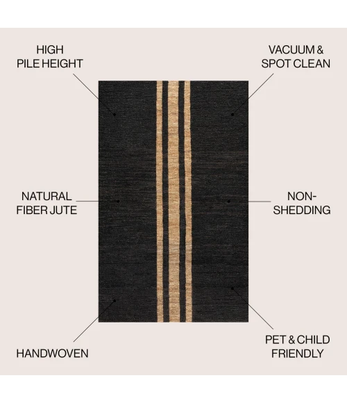 Jonathan Y NATURAL FIBER Blue WSH111B 8ft. X 10ft. Rect. Rug