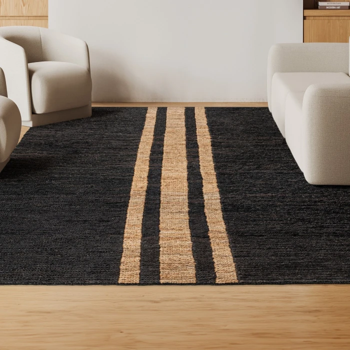 Jonathan Y NATURAL FIBER Blue WSH111B 8ft. X 10ft. Rect. Rug