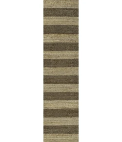 Jonathan Y NATURAL FIBER Brown NRF202A 2ft. X 10ft. Rect. Rug