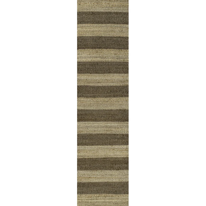 Jonathan Y NATURAL FIBER Brown NRF202A 2ft. X 10ft. Rect. Rug