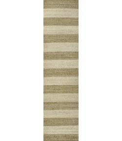 Jonathan Y NATURAL FIBER Brown NRF202C 2ft. X 10ft. Rect. Rug