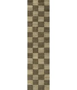 Jonathan Y NATURAL FIBER Brown NRF203A 2ft. X 10ft. Rect. Rug