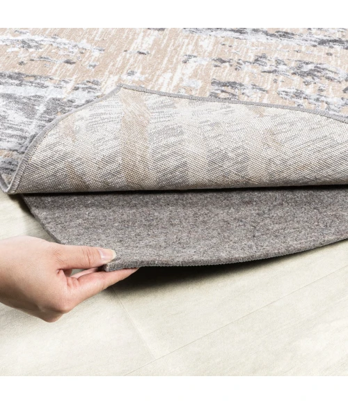 Comfort Plus Gray/Brown 3 ft. x 5 ft. Rug Pad