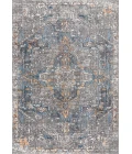Izmir Vintage Medallion Gray/Mustard/Turquoise 3 ft. x 5 ft. Area Rug