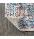 Manisa Vintage Medallion Ivory/Peacock Blue/Coral 3 ft. x 5 ft. Area Rug
