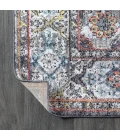 Kesan Vintage Medallion Charcoal Grey/Ivory 3 ft. x 5 ft. Area Rug