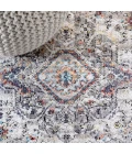 Kesan Vintage Medallion Charcoal Grey/Ivory 3 ft. x 5 ft. Area Rug