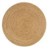Jonathany Ansa Collection RNF103A Natural Area Rug 3 ft. X 3 ft. Round