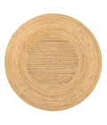 Harmony Boho Jute Circle Natural 6' Round Area Rug