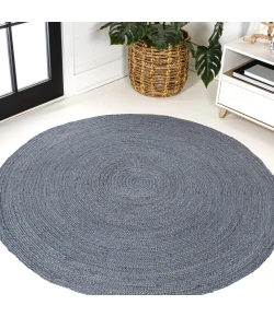 Jonathan Y ANSA COLLECTION Gray RNF116D 6ft. Round Rug