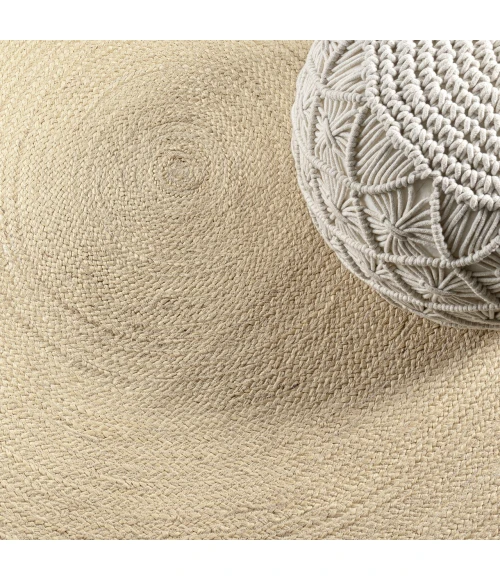 Jonathan Y ANSA COLLECTION Ivory RNF116E 4ft. Round Rug
