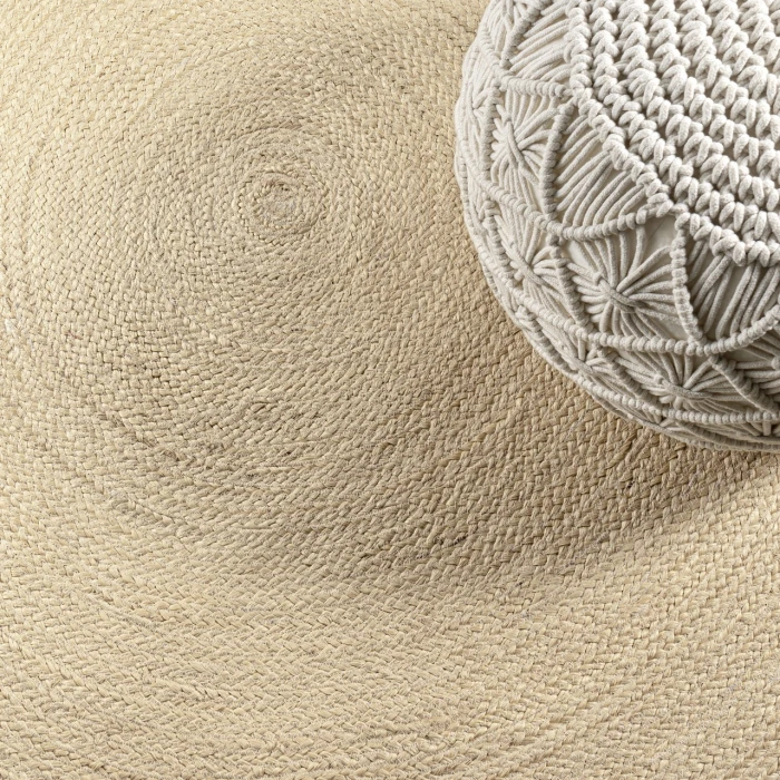 Jonathan Y ANSA COLLECTION Ivory RNF116E 5ft. Round Rug