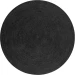 Jonathan Y ANSA COLLECTION Black RNF116F 4ft. Round Rug