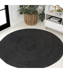 Jonathan Y ANSA COLLECTION Brown RNF116G 6ft. Round Rug
