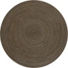Jonathan Y ANSA COLLECTION Brown RNF116G 5ft. Round Rug