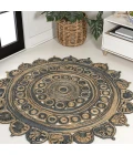 Jonathan Y ANSA COLLECTION Red SEU100E 6ft. Round Rug
