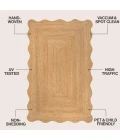 Jonathan Y ANSA COLLECTION Brown RNF201A-4 3ft. X 5ft. Rect. Rug