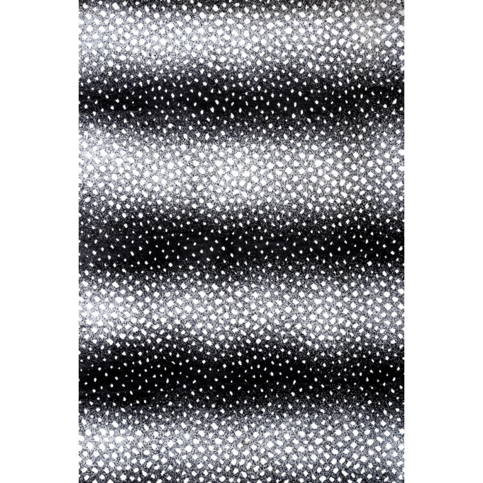 Antelope Modern Animal Black/Cream 4 ft. x 6 ft. Area Rug