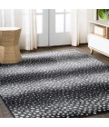 Antelope Modern Animal Black/Cream 5 ft. x 8 ft. Area Rug