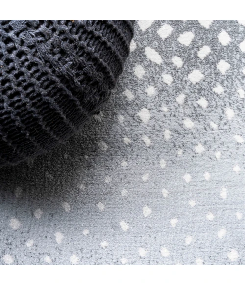 Antelope Modern Animal Light Gray/Cream 2 ft. x 10 ft. Runner Rug