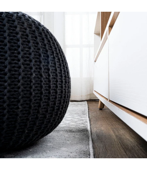 Antelope Modern Animal Light Gray/Cream 2 ft. x 10 ft. Runner Rug