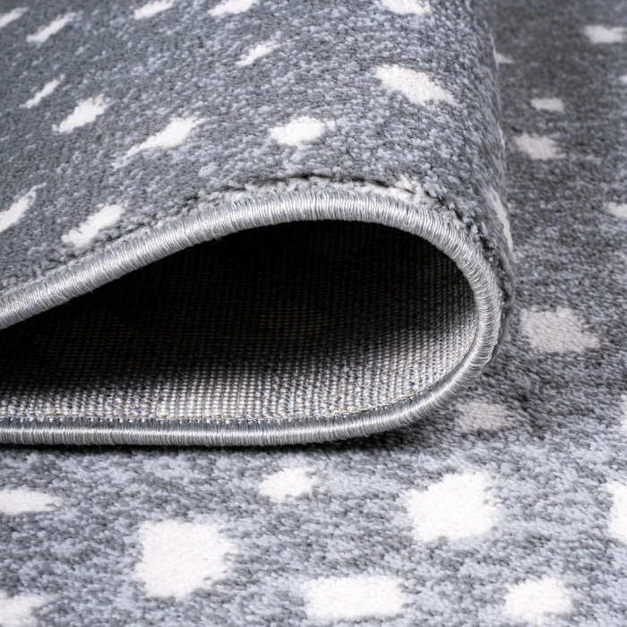 Antelope Modern Animal Gray/Cream 2 ft. x 10 ft. Runner Rug
