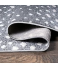 Antelope Modern Animal Gray/Cream 2 ft. x 10 ft. Runner Rug