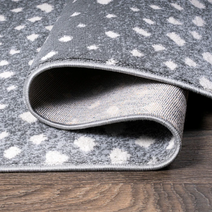 Antelope Modern Animal Gray/Cream 2 ft. x 10 ft. Runner Rug