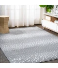 Antelope Modern Animal Gray/Cream 5 ft. x 8 ft. Area Rug