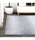 Antelope Modern Animal Gray/Cream 5 ft. x 8 ft. Area Rug