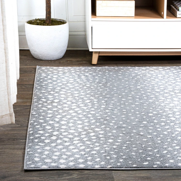 Antelope Modern Animal Gray/Cream 8 ft. x 10 ft. Area Rug