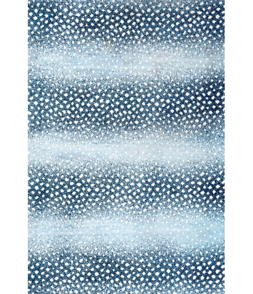 Antelope Modern Animal Blue/Cream 8 ft. x 10 ft. Area Rug