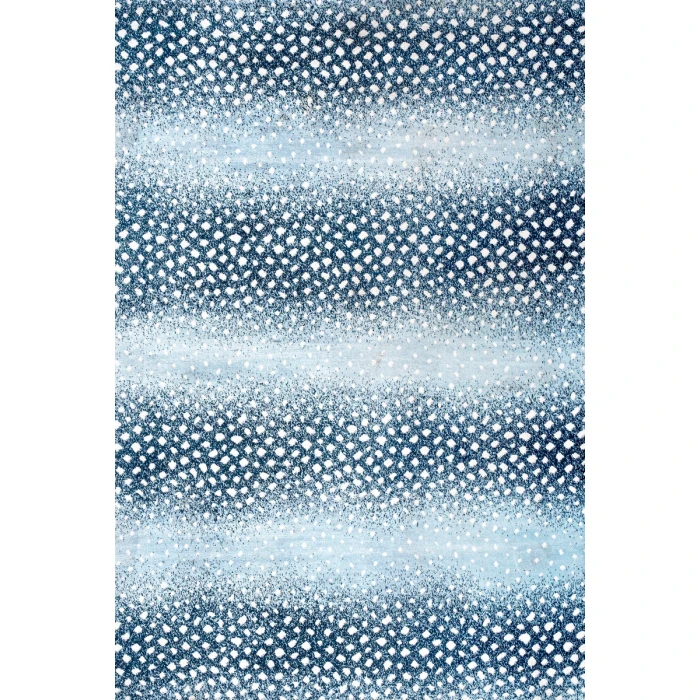 Antelope Modern Animal Blue/Cream 3 ft. x 5 ft. Area Rug