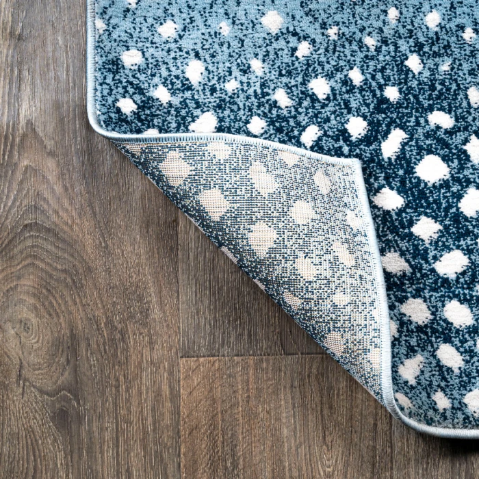 Antelope Modern Animal Blue/Cream 3 ft. x 5 ft. Area Rug