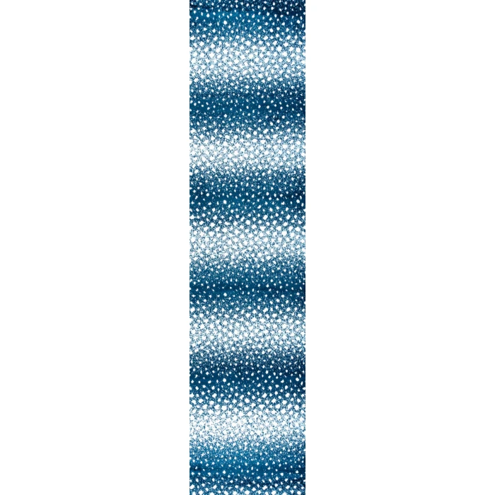 Antelope Modern Animal Navy/Cream 2 ft. x 10 ft. Runner Rug