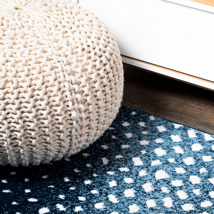 Antelope Modern Animal Navy/Cream 2 ft. x 10 ft. Runner Rug