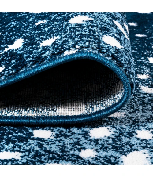 Antelope Modern Animal Navy/Cream 5 ft. x 8 ft. Area Rug