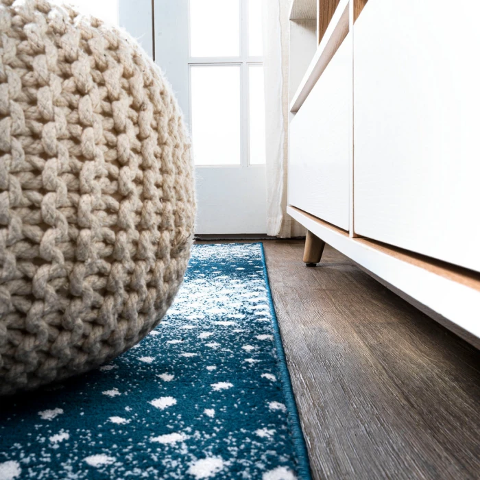 Antelope Modern Animal Navy/Cream 2 ft. x 10 ft. Runner Rug