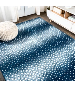 Jonathany Safari SAF100E Navy/Cream Area Rug 7 ft. 8 in. X 10 ft. Rectangle