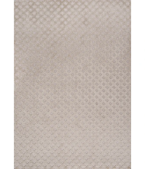 Rabat High-Low Pile Mini-Diamond Trellis Beige 8 ft. x 10 ft. Indoor/Outdoor Area Rug