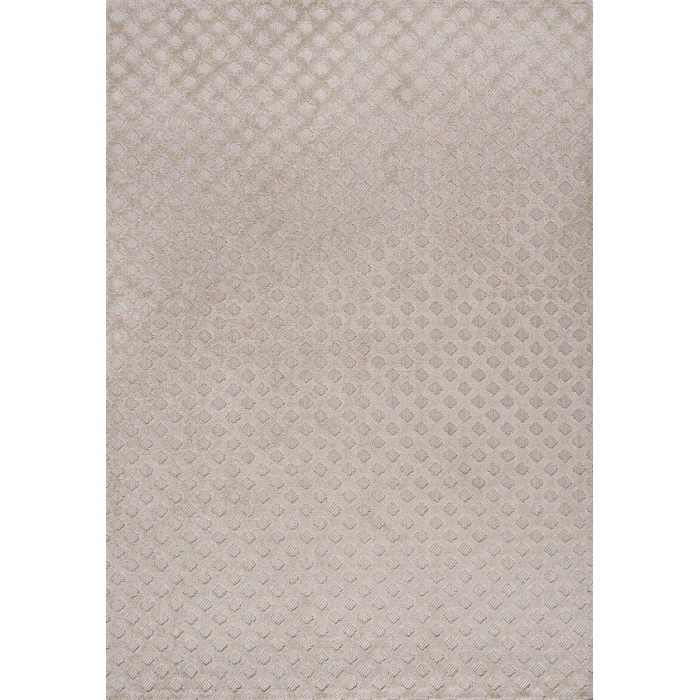 Rabat High-Low Pile Mini-Diamond Trellis Beige 3 ft. x 5 ft. Indoor/Outdoor Area Rug