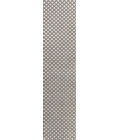 Rabat High-Low Pile Mini-Diamond Trellis Dark Gray/Ivory 2 ft. x 8 ft. Indoor/Outdoor Runner Rug