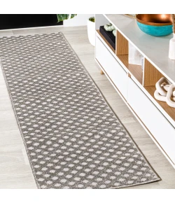Jonathany South Beach SBH101C Dark Gray/Ivory Area Rug 2 ft. X 8 ft. Runner