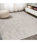 Citta High-Low Pile Mediterranean Tile Beige 8 ft. x 10 ft. Indoor/Outdoor Area Rug