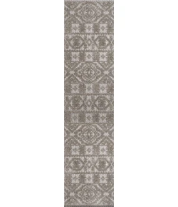 Jonathany South Beach SBH102C Dark Gray/Ivory Area Rug 2 ft. X 8 ft. Runner