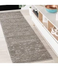 Citta High-Low Pile Mediterranean Tile Dark Gray/Ivory 2 ft. x 8 ft. Indoor/Outdoor Runner Rug